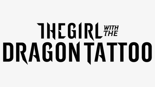 The Girl With The Dragon Tattoo Logo - Girl With The Dragon Tattoo Logo, HD Png Download, Transparent PNG