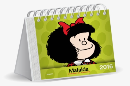 Calendário De Mesa Mafalda Em Português - Cartoon, HD Png Download, Transparent PNG