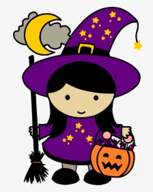 Halloween Witch Free Png Image - Halloween Cute Clipart Png, Transparent Png, Transparent PNG