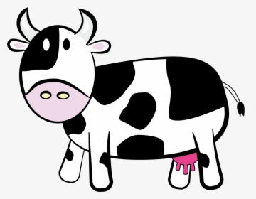 Cow Cartoon No Background, HD Png Download, Transparent PNG