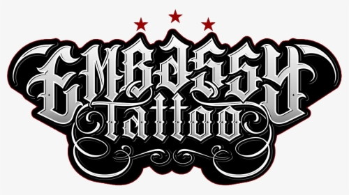 Embassy Tattoo Logo Thin - Embassy Tattoo, HD Png Download, Transparent PNG