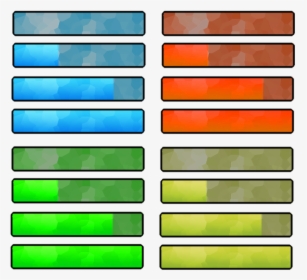 Video Game Health Bar Png - Health Bar For A Game Png, Transparent Png, Transparent PNG