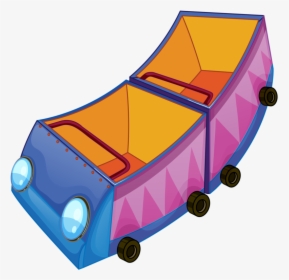Brinquedo De Parque Clipart Boy, Scrapbook Images, - Roller Coaster Car Png, Transparent Png, Transparent PNG
