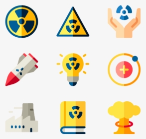 Nuclear Energy - Nuclear Icons, HD Png Download, Transparent PNG