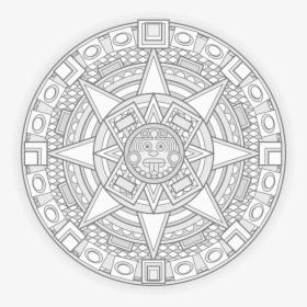 Aztec Calendar Tattoo Designs, HD Png Download, Transparent PNG