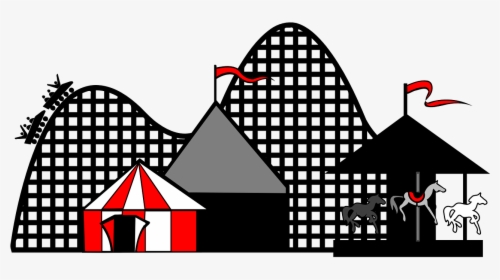 Cartoon Roller Coaster Png - Roller Coaster Clipart, Transparent Png, Transparent PNG