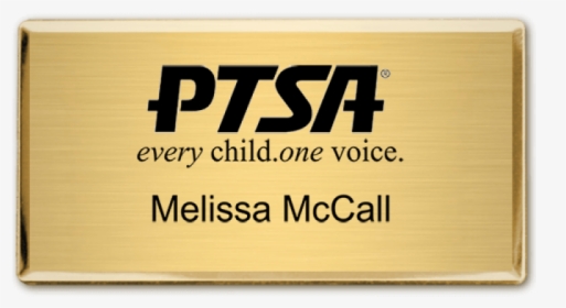 Pta Custom Engraved Name Badge  title Pta Custom Engraved - Wood, HD Png Download, Transparent PNG
