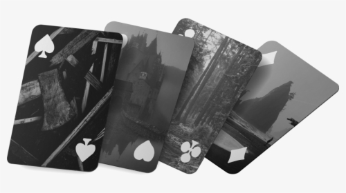 Four Cards Each Showing A Single Suit - Cartomancy Rpg, HD Png Download, Transparent PNG