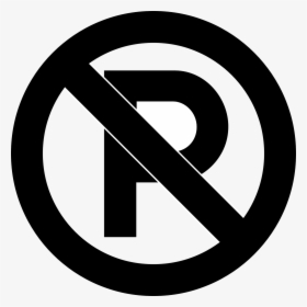 Transparent Prohibited Sign Png - Parking Sign, Png Download, Transparent PNG