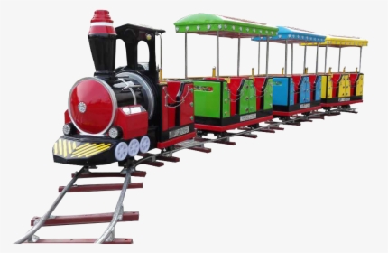Amusement Park Funfair Rides Thomas Track Train For - Electric Mall Track Train, HD Png Download, Transparent PNG