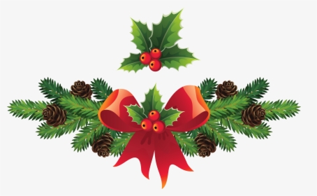 Xmas Ribbon Decorations - Merry Christmas Wishes In Afrikaans, HD Png Download, Transparent PNG