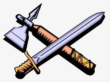 Transparent Medieval Sword Png - Medieval Swords Cartoon, Png Download, Transparent PNG