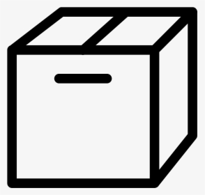 Cardboard Box Icon - Cube Shape, HD Png Download, Transparent PNG