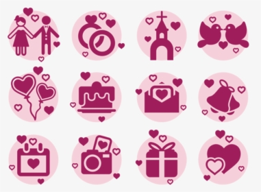 Boda Icons Vector - Boda Vector, HD Png Download, Transparent PNG