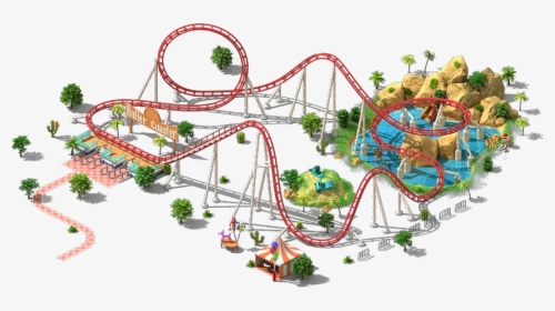 Transparent Amusement Park Clipart - Roller Coaster Png Png, Png Download, Transparent PNG