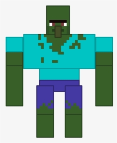 Transparent Minecraft Cape Png - Zombie Minecraft Drawing, Png Download, Transparent PNG