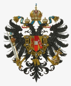 Colorful German Geraldic Bifurcated Eagle Tattoo Design - Austrian Coat Of Arms, HD Png Download, Transparent PNG