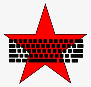 Computer Communist - Red Star Keyboard, HD Png Download, Transparent PNG