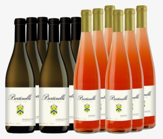 Bertinelli Estates Wine Set 12-bottle All White - Glass Bottle, HD Png Download, Transparent PNG