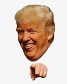 United Trump Sleeps Wall Money Never Clipart - Transparent Background Trump Emoji, HD Png Download, Transparent PNG