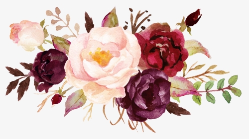 Floral Design Flower Marsala Wine Clip Art - Flower Wedding Invitation  Background, HD Png Download , Transparent Png Image - PNGitem