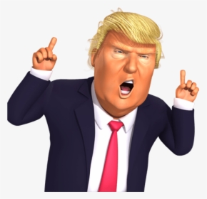 Donald Trump United States Cartoon Caricature Character - Donald Trump Cartoon Png, Transparent Png, Transparent PNG