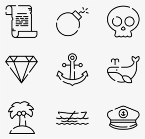 Pirates - Email Phone Address Icons, HD Png Download, Transparent PNG