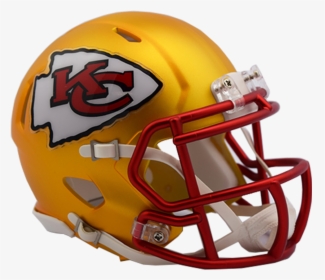 Transparent Football Helmet Front Clipart - Chiefs Blaze Helmet, HD Png Download, Transparent PNG