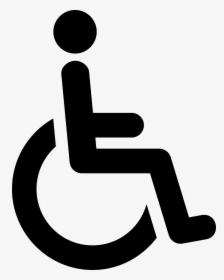 Wheelchair Icon Locomotion Free Picture - Cartoon Transparent Wheel Chair, HD Png Download, Transparent PNG