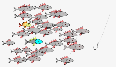 Shoal Of Fish Animated, HD Png Download, Transparent PNG