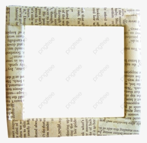 Transparent Crumpled Paper Clipart - Moldura De Jornal, HD Png Download, Transparent PNG