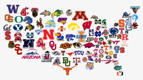 College Football Teams Logos Clipart College Football - College Football Logos, HD Png Download, Transparent PNG