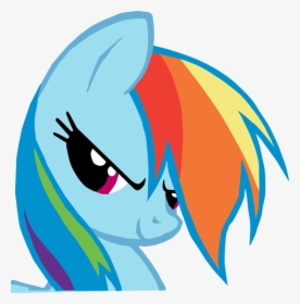 Lionking842 - My Little Pony Rainbow Dash Head, HD Png Download, Transparent PNG