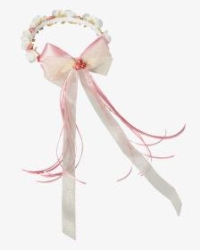 Dusty Rose Silk & Satin Floral Crown Wreath Girls - Party Favor, HD Png Download, Transparent PNG