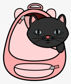 Transparent Cartoon Money Bag Png - Cat In The Bag Cartoon, Png Download, Transparent PNG