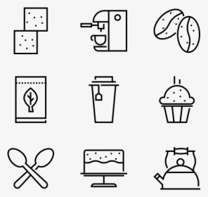 Coffee Shop Elements - Project Management Vector Icon, HD Png Download, Transparent PNG