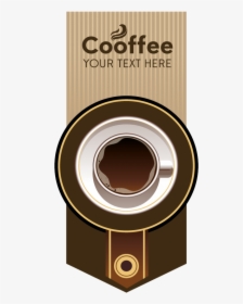 Coffee Banners Png Image Free Vector - Guitar & Coffee Vector, Transparent Png, Transparent PNG