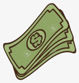Money Cartoon Of Clipart Transparent Png - Cartoon Wad Of Cash, Png Download, Transparent PNG