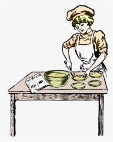 In Color Big Image - Baking Chef Clipart Black And White, HD Png Download, Transparent PNG