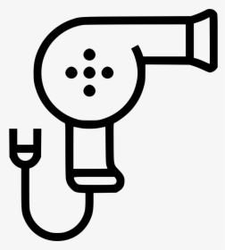 Grooming Hygiene Hair Dryer Salon - Hair Dryer Icon Transparent, HD Png Download, Transparent PNG