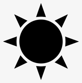 Computer Icons Symbol Clip Art - Black Sun Png Transparent, Png Download, Transparent PNG