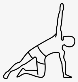 Man Supporting Himself On One Arm And Stretching Right - Stretching, HD Png Download, Transparent PNG