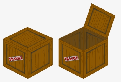 Box,angle,crate - Close And Open Crate, HD Png Download, Transparent PNG