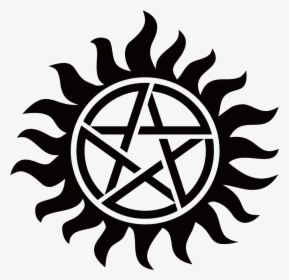 Star In Sun Tattoo - Supernatural Tattoo, HD Png Download, Transparent PNG
