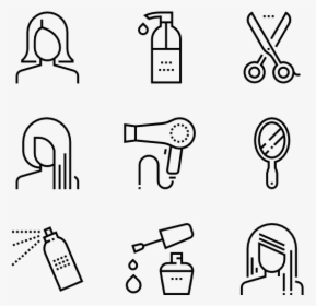 Hairdressing - Back To School Icons Png, Transparent Png, Transparent PNG