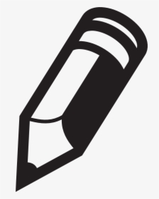 Pencil - Vector - Black - And - White - Vector Pencil Black And White, HD Png Download, Transparent PNG