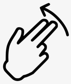Hand Finger Swap Up - Swap Finger Icon, HD Png Download, Transparent PNG