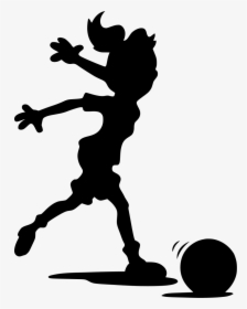 Transparent Soccer Player Icon Png - Football Silhouette, Png Download, Transparent PNG