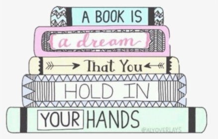 Tumblr Book Dream Sticker By Blanca - Book Sticker Png, Transparent Png, Transparent PNG
