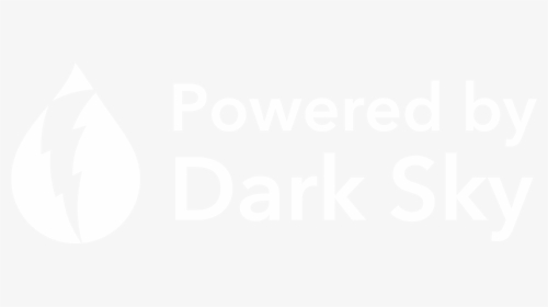 Powered By Dark Sky - Johns Hopkins White Logo, HD Png Download, Transparent PNG